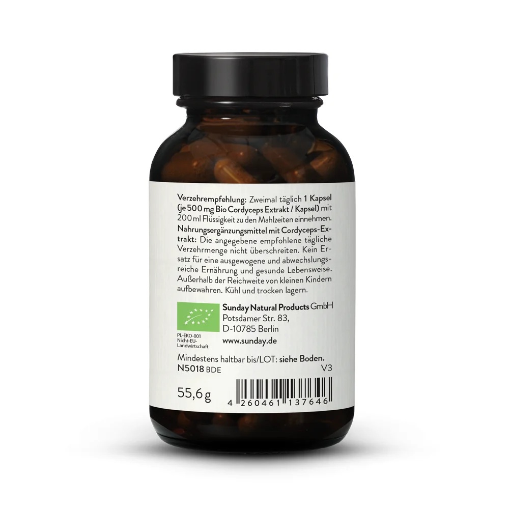 Orgaaniline korditsepsi ekstrakt 90 kapslit - Image 2